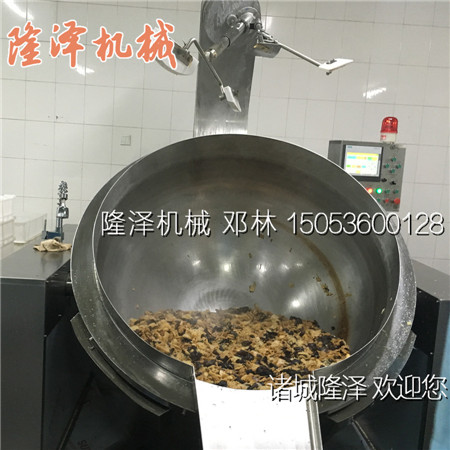 隆澤全自動炒菜機(jī)炒菜過程