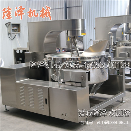 隆澤全自動炒菜機(jī)炒菜過程