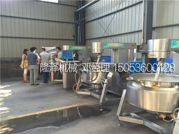 歡迎南通客戶來(lái)廠訂購(gòu)黃豆蒸煮鍋